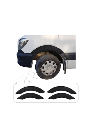 Mercedes Sprinter W906 Uyumlu 2006-2017 Damalı Çamurluk Dodik 4 Parça