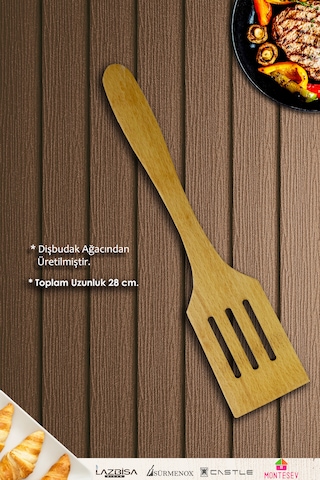 Doğal Diş Budak Ağacı Standlı Ahşap Tahta Kaşık Seti Yemek Servis Kaşık Seti Ahşap Kaşıklık 5 Parça Sarı