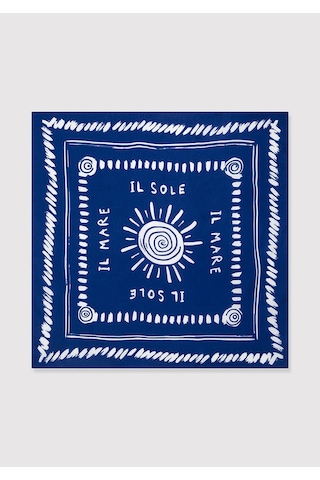 Mavi - Il Sole Baskılı Lacivert Bandana 1914346-30761
