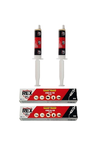 Rexgel Hamam Böceği Haşere Ve Karınca İçin Uzun Süre Etkili Şırınga Jel Yem Böcek 2 x 20 G Rexgel Hamam Böceği Haşere Ve Karınca İçin Uzun Süre Etkili Şırınga Jel Yem Böcek 2 x 20 G