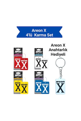 Areon X 4'lü Süper Karma Set Areon X 4'lü Süper Karma Set