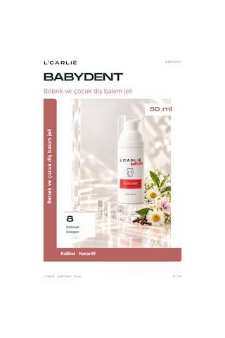 L'carlıe Babydent Bebek Ve Çocuk Diş Bakım Jeli 50 Ml