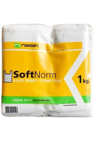 Şeylişeyler - Naksan Süper Mini Beyaz Atlet Poşet 1 Kg