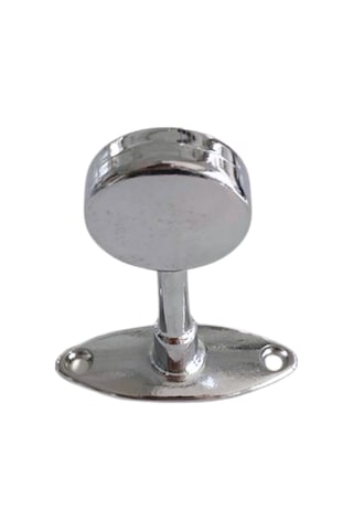 Yuvarlak Ayaklı Kapalı Askı Borusu Flanşı Mobilya Yuvarlak Boru Flanşı Metal Boru Çapı:25mm 2 Adet Krom