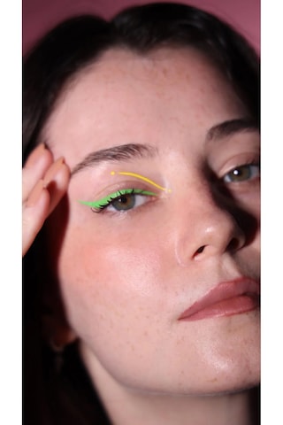 Mov Likit Eyeliner Yeşil 3,5 G Parlak Kalem, Suya & Tere Dayanıklı Yeşil
