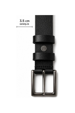 Ertaş Trend Store Erkek Hakiki Deri 3.5 CM Klasik Kemer Metal Tokalı Günlük ve Klasik Kullanım Çok Renkli