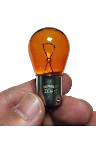 2 Adet Tek Duy Yakın Tırnak Sinyal Ampülü Py21w 12v Turuncu