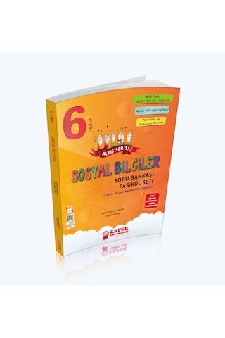 Zafer Yayınları 6. Sınıf Sosyal Bilgiler Soru Bankası Fasikül Set