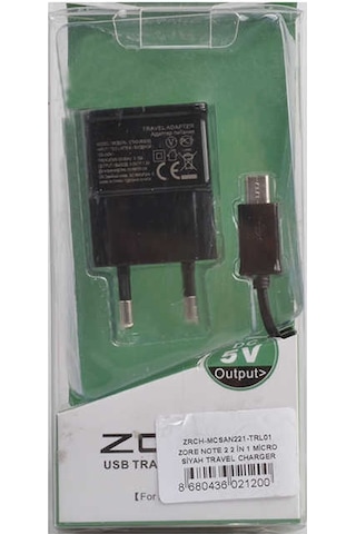 Zore Note 2 2 İn 1 Micro Ev Şarj Seti .
