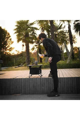 Trendooze Su Sofrası, Saklama Renkli Piknik Oturma Masası Kullanımı Katlanır Kamp Hava/bahçe Geçirmez Düzeni Çok Cepli Çantası Açık & Vs Çok Renkli