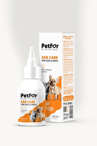 Kedi Ve Köpekler İçin Kulak Bakım Damlası 50 Ml