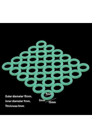 Işıklı Silikon Çadır Aksesuarları Çadır Kazığı Halkası Açık Hava Kampı Olta Halkaları Yeşil