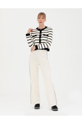 Pierre Cardin Kadın Ekru Pantolon Triko 50278173-vr019 Ekru