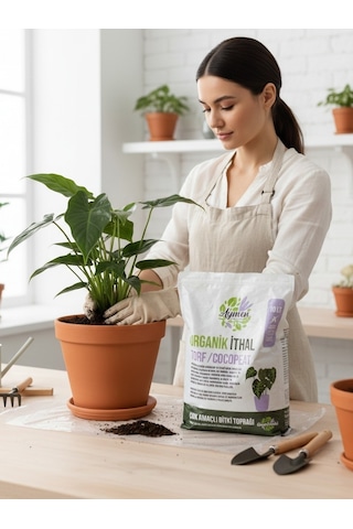 10 Litre Organik İthal Çok Amaçlı Bitki Toprağı - Çiçek, Sebze