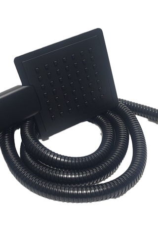 Armoni Kare Siyah Mafsallı Duş Seti - Hanging Shower Set Siyah