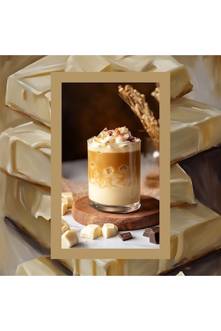 Mim And More White Chocolate Coffe Beyaz Çikolata Aromalı Kahve Çekirdek Kahve 200 G