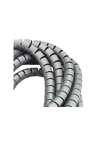 Ø20 Kablo Koruyucu Ve Düzenleyici Spiral 25mt Gri