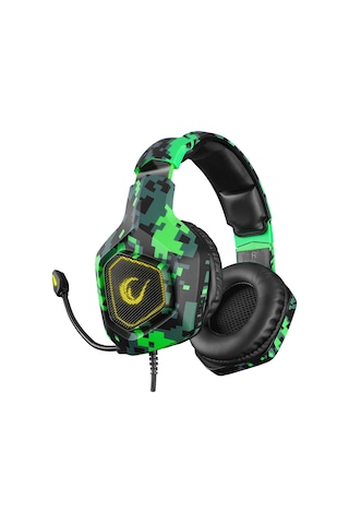 Rampage RM-K8 Crafting 7.1 Surround Rainbow Ledli Kulak Üstü Oyuncu Kulaklığı
