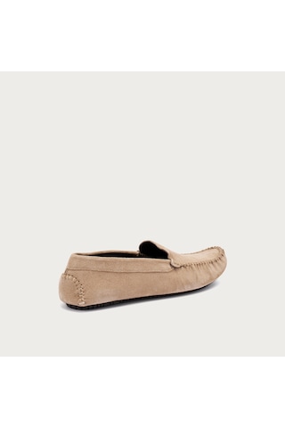 Sand Beige Oxford / Klasik Erkek 12b0 Frau Velour Leather Bej