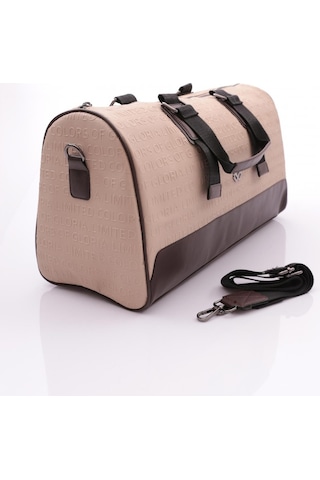 Dgn Arm209 Kadin Üstü Oval Seyahat Çantasi ARM209-2491-R146172 Açık Vizon