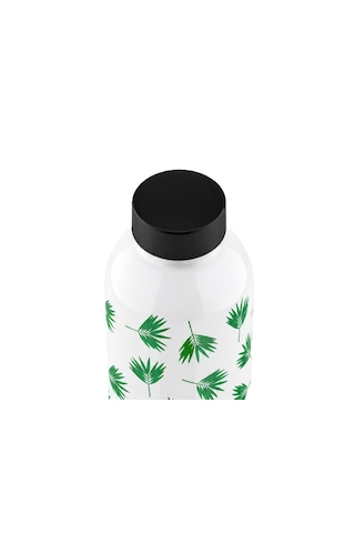 Mamawata Palm Paslanmaz Çelik Termos Matara 470 Ml Sızdırmaz Yalıtımlı Suluk Beyaz