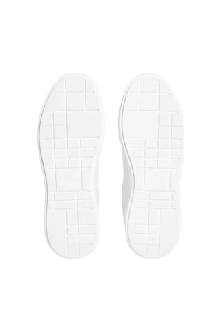 Calvin Klein Erkek Logo Kabartmalı Düşük Bilekli %100 Deri Beyaz1 Sneaker Ym0ym01344-06x-13060 Beyaz1