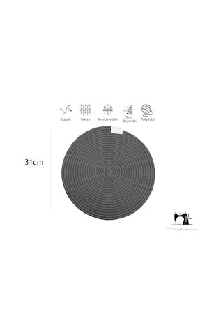 Klappe Design Hasır Supla - Amerikan Servis Antrasit