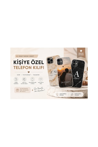Apple iPhone Uyumlu 11 Kişiye Özel Baskılı Kılıf Fotoğraflı Telefon Kılıfı Uv Baskı Siyah Silikon Kılıf Siyah