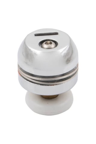 Panel Duş Duşakabin Eksantrik Metal Rulman Tekerleri Gümüş