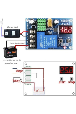 Hcw-M604 6-60V Lityum Pil - Akü Şarj Kontrol Devresi