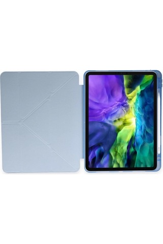 Mey İthalat İpad Uyumlu Pro 11 2021 Kılıf Kalemlikli Hugo Tablet Kılıfı - Mavi