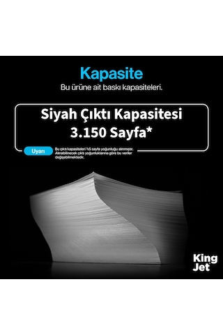 Kingjet Hp Uyumlu 207x W2210x Siyah Yüksek Kapasiteli Tekli Çipli Uyumlu  Toner Color Laserjet Pro Mfp M282nw