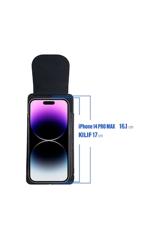 Apple Uyumlu iPhone 14 Pro Max Kemer Kılıfı Bel Takılan Kılıf