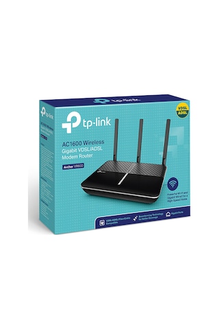 Tp-lınk Archer Vr600, Ac1600, 4 Port Gigabit, Dual Band Wifi, 1600mbps, 3xanten, 3g-4g Usb Desteği, Vdsl2, Adsl2+ Modem