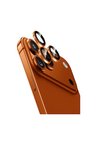 İphone 17 Pro / 17 Pro Max Uyumlu Safir Lens Çizilmez Dayanıklı Kamera Koruyucu