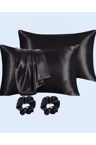 Lexroo Ipeksi Saten 50x70 Cm Yastık Kılıfı 2 Adet, Kıvırcık Saçlar,dalgalı Ve Düz Saçlar Çok Renkli