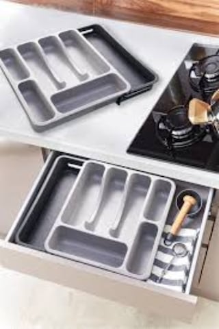 Finehome Ayarlanabilir Pratik Çekmece İçi Kaşıklık