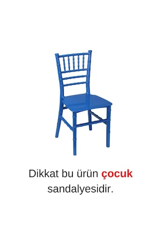 Sağlam Plastik Mandella Trend Çocuk Sandalyesi Mavi Diğer
