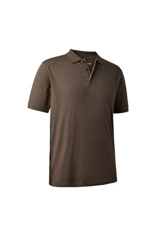 T. Deerhunter Christian Polo Haki Tişört L Kahverengi