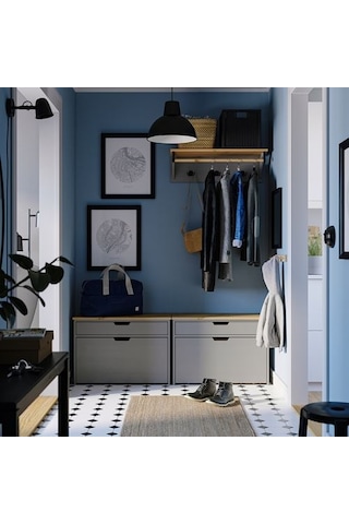 Ikea Kallsö Bank, Gri, 80x38x56 Cm