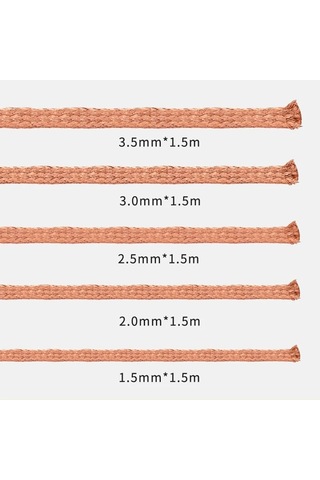 Sones Mechanıc R300 1.5m Emiş Teneke Teli, Genişlik: 2mm