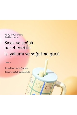 Didadodo Pembe Termos Bardak - Isı Koruma, Kullanılabilir, Soğuk Ve Sıcak Pembe, Kullanışlı Tasarım Pembe