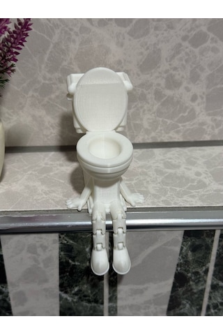 3dprototürk Klozet Eğlenceli Banyo Dekoratif Figür Seti