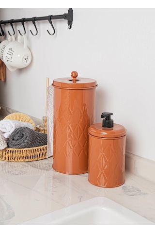 The Mia Prizma Sıvı Sabunluk Terracota 500 Ml
