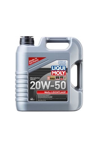 Liqui Moly Mos2 Leichtlauf 20W-50 Motor Yağı 4 L