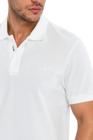 Arma Ar-ma Erkek Polo Yaka Tişört Resim Baskili Örme Kumaş Regular Fit %100 Pamuk 30/1 Çift Toplama Penye Pike Y31374357802 Beyaz-b1