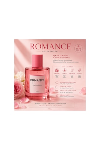 Romance Cassis Greyfurt Misk Gülü Gül Yasemin Musk Sandalwood Kadın Parfüm Edp 100 Ml Diğer