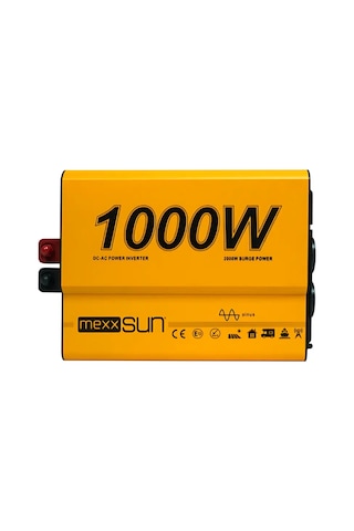 Mexxsun 12 Volt 1000 Watt Tam Sinüs İnverter