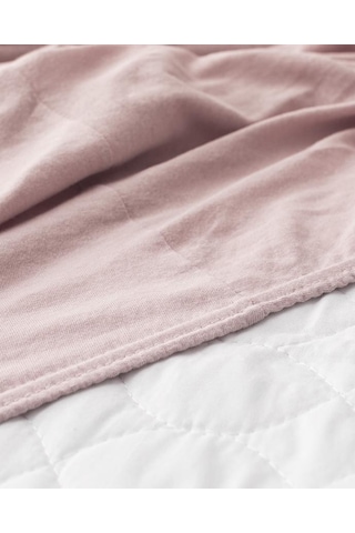 Madame Coco King Size Lastikli Pamuk Penye Çarşaf Mürdüm