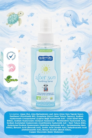 Babyton Güneş Sonrası Bakım Spreyi 200 ML